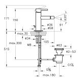 Bateria Bidetowa Origin Czarna A4255936 Vitra