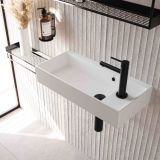 Umywalka Nablatowa Z Otworem Archiplan Biała 7406B003-0294 60x28x12 cm Vitra