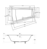 Wanna Do Zabudowy Alvi Duo EMPORIA-BS-WAID-170-L 170x125 Emporia