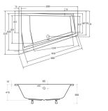 Wanna Do Zabudowy Alvi Duo EMPORIA-BS-WAID-180-L 180x125 Emporia