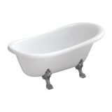 Wanna Wolnostojąca Atena Biały 157x77 ATENA157BP Omnires