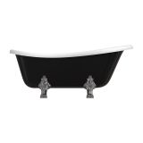 Wanna Wolnostojąca Atena Czarno-Biała 168x76 ATENA168BCP Omnires