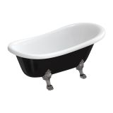 Wanna Wolnostojąca Atena Czarno-Biała 174,5x82 ATENA174BCP Omnires