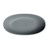 Wanna Wolnostojąca Shell Ash Grey Mat 148x75 SHELL148WWAG Omnires