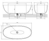 Wanna Wolnostojąca Shell Biały 160x75 SHELLWWBP Omnires