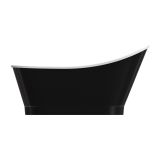 Wanna Wolnostojąca Venezia Czarno-Biała 159,5x73,2 VENEZIA159BCP Omnires