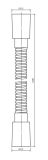 Wąż Prysznicowy 125 cm Czarny Y 022-BL Omnires