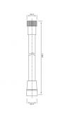 Wąż Prysznicowy 150 cm Złoty Y 029GL Omnires