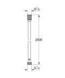 Wąż Prysznicowy Silaflex Chrom 27137001 Grohe