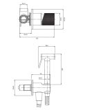 Zestaw Bidetowy Contour Miedz Szczotkowana SYSCTBI1CPB Omnires