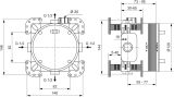 Zestaw Natryskowy Ceraline Chrom BD193AA Ideal Standard