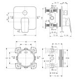 Zestaw Natryskowy Ceraplan Chrom BD195AA Ideal Standard