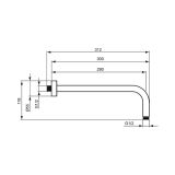 Zestaw Natryskowy Connect Air Z Deszczownicą Chrom A7574AA Ideal Standard