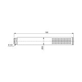 Zestaw Natryskowy Connect Air Z Deszczownicą Chrom A7574AA Ideal Standard