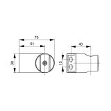 Zestaw Natryskowy Connect Air Z Deszczownicą Chrom A7574AA Ideal Standard