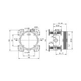 Zestaw Natryskowy Termostatyczny Ceratherm Z Deszczownicą Chrom A7572AA Ideal Standard