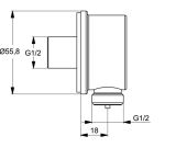 Zestaw Natryskowy Termostatyczny Ceratherm Z Deszczownicą Czarny Mat A7573XG Ideal Standard