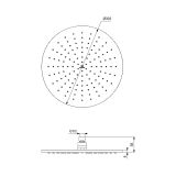 Zestaw Natryskowy Termostatyczny Ceratherm Z Deszczownicą Szary A7573A5 Ideal Standard Ceratherm T100 A7573A5 Ideal Standard