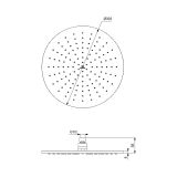 Zestaw Natryskowy Termostatyczny Ceratherm Z Deszczownicą Szary A7573A5 Ideal Standard Ceratherm T100 A7573A5 Ideal Standard