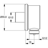 Zestaw Prysznicowy Alpha Chrom BD188AA Ideal Standard