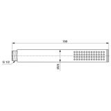 Zestaw Prysznicowy Ceraline Chrom BD192AA Ideal Standard