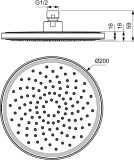 Zestaw Prysznicowy Ceraline Czarny Mat BD192XG Ideal Standard