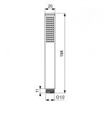 Zestaw Prysznicowy Ceraline Czarny Mat BD192XG Ideal Standard