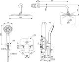 Zestaw Prysznicowy Chrom BD194AA Ideal Standard