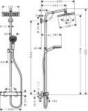 Zestaw Prysznicowy Crometta E 240  27271000 Hansgrohe