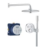 Zestaw Prysznicowy Grohtherm SmartControl Z Deszczownicą Euphoria 260 34867000 Grohe