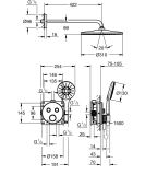 Zestaw Prysznicowy Grohtherm SmartControl Z Deszczownicą Momo 310 34866000 Grohe