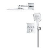 Zestaw Prysznicowy Grohtherm SmartControl Z Deszczownicą SmartActive 310 Cube 34864000 Grohe