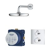 Zestaw Prysznicowy Grohtherm Z Deszczownicą Tempesta 210 34728000 Grohe