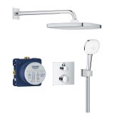 Zestaw Prysznicowy Grohtherm Z Deszczownicą Tempesta 250 Cube 34871000 Grohe