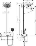 Zestaw Prysznicowy Pulsify S 24240140 Brąz Szczotkowany Hansgrohe