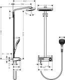 Zestaw Prysznicowy Select E 300 Raindance 27127400 Hansgrohe