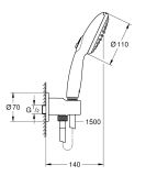 Zestaw Prysznicowy Tempesta 110 Chrom 26406003 Grohe