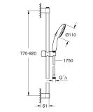 Zestaw Prysznicowy Tempesta 110 Chrom 26771003 Grohe