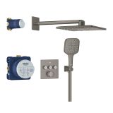 Zestaw Prysznicowy Z Deszczownicą Rainshower Smartactive 310 Cube Grohtherm SmartControl 34864AL0 Grohe