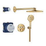 Zestaw Prysznicowy Z Deszczownicą Rainshower Smartactive 310 Grohtherm SmartControl 34863GL0 Grohe