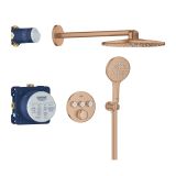 Zestaw Prysznicowy Z Deszczownicą Rainshower Smartactive 310 Grohtherm SmartControl 34863DL0 Grohe