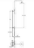 Zestaw Prysznicowy AXEL GOLD QW276AGD Kohlman