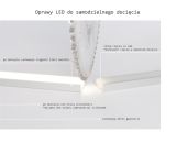 Oprawa LED Łazienkowa AQU Srebna IP68 100 cm 3000K Kingled