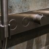 Foundry bronce aranzacja bateria prysznicowa detal