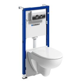 Zestaw Stelażowy Duofix Basic Delta 25 Selnova Compact 118.341.21.2 Geberit  118.341.21.2 Geberit