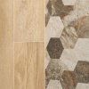 łazienka z drewnem i kamieniem Evoluta Wood nordic Cluster Multicolor Natura Flaviker
