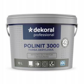 Farba Akrylowa Professional Polinit 3000 HS 10L Baza LN Dekoral