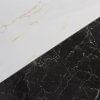 płytki inferno limone nero bianco pole ceramica limone w łazience z czarnym marmurem