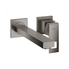 2Otworowa Bateria Umywalkowa, Rozmiar M Eurocube Brushed Hard Graphite 23447AL0 Grohe