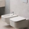 miska bidet torano white w biało szarej łazience